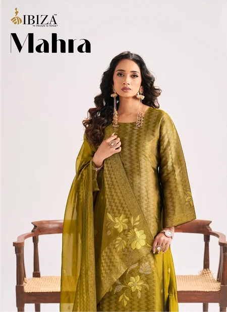 Mahra By Ibiza Pure Banglory Silk Dress Material